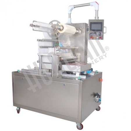 Автоматический конвейерный запайщик лотков HVT-550F/2