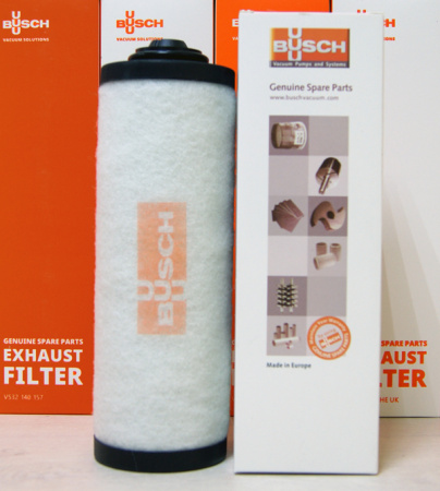 Выхлопной воздушный фильтр для вакуумных насосов Busch 70*208 (63 м3) (0532140156)